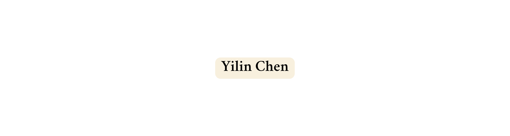 Yilin Chen